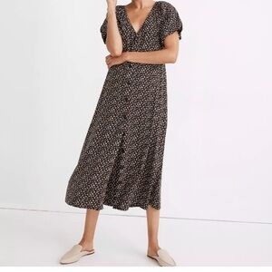 Madewell Floral Midi Dress